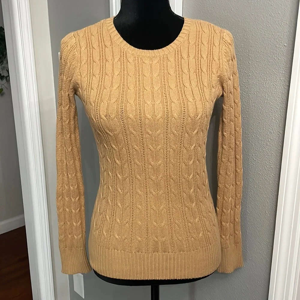 St. John's Bay Womens Crew Neck Long Sleeve Pullover Sweater size XS - Picture 1 of 5